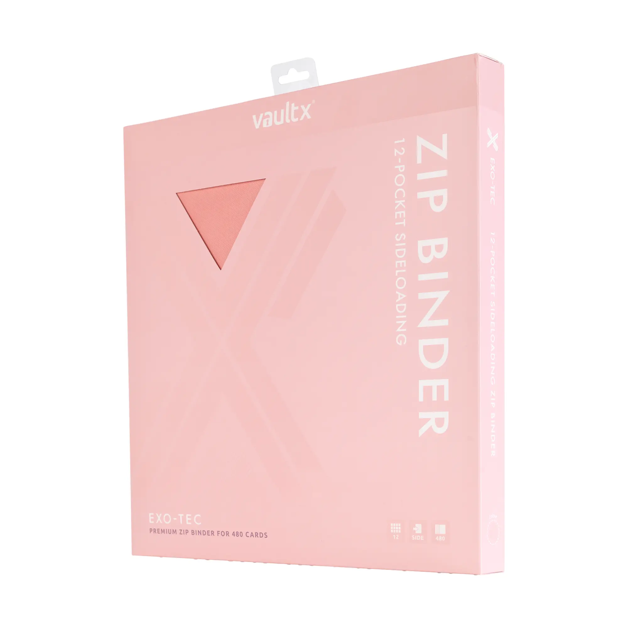 12-Pocket Exo-Tec® Zip Binder Just Pink - Image 8