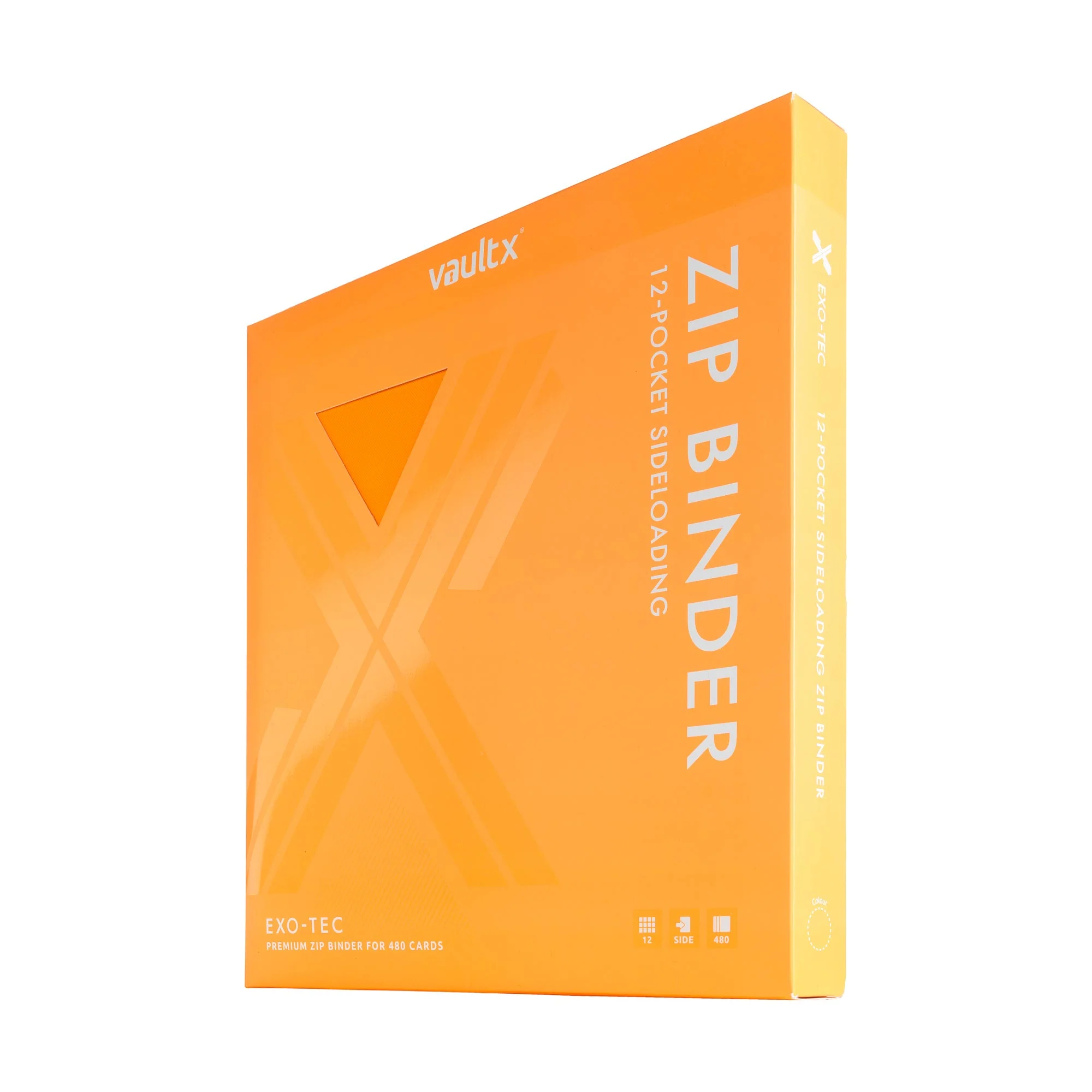 12-Pocket Exo-Tec® Zip Binder Neon Orange - Image 8