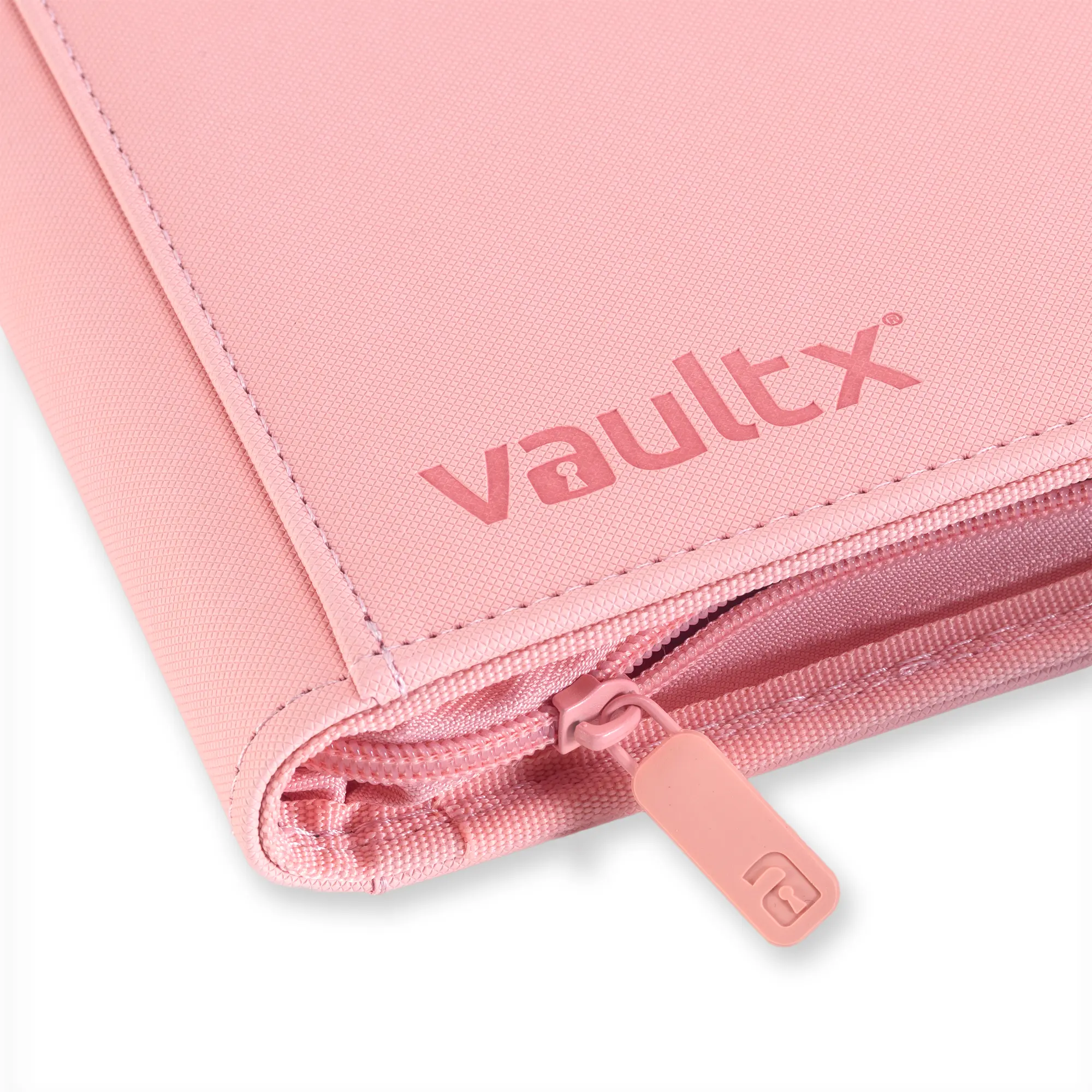 4-Pocket Exo-Tec® Zip Binder Just Pink - Image 3