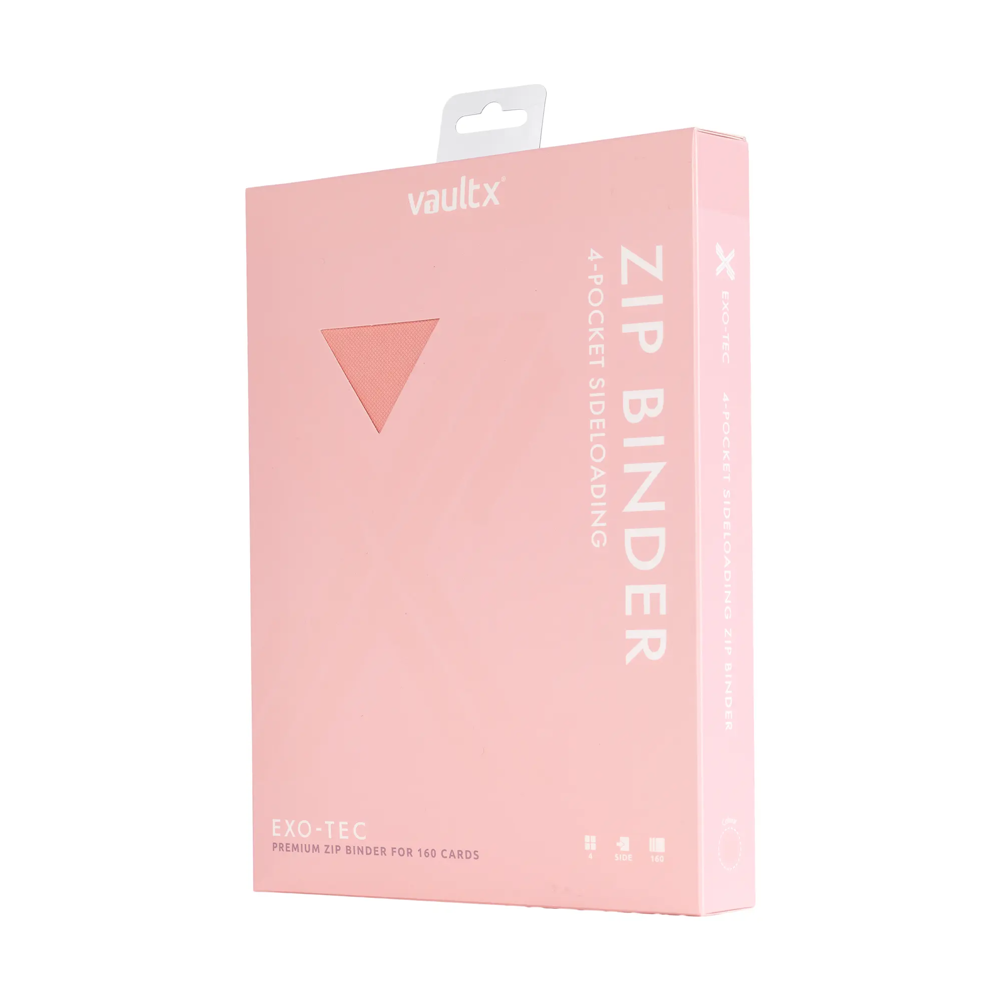 4-Pocket Exo-Tec® Zip Binder Just Pink - Image 8