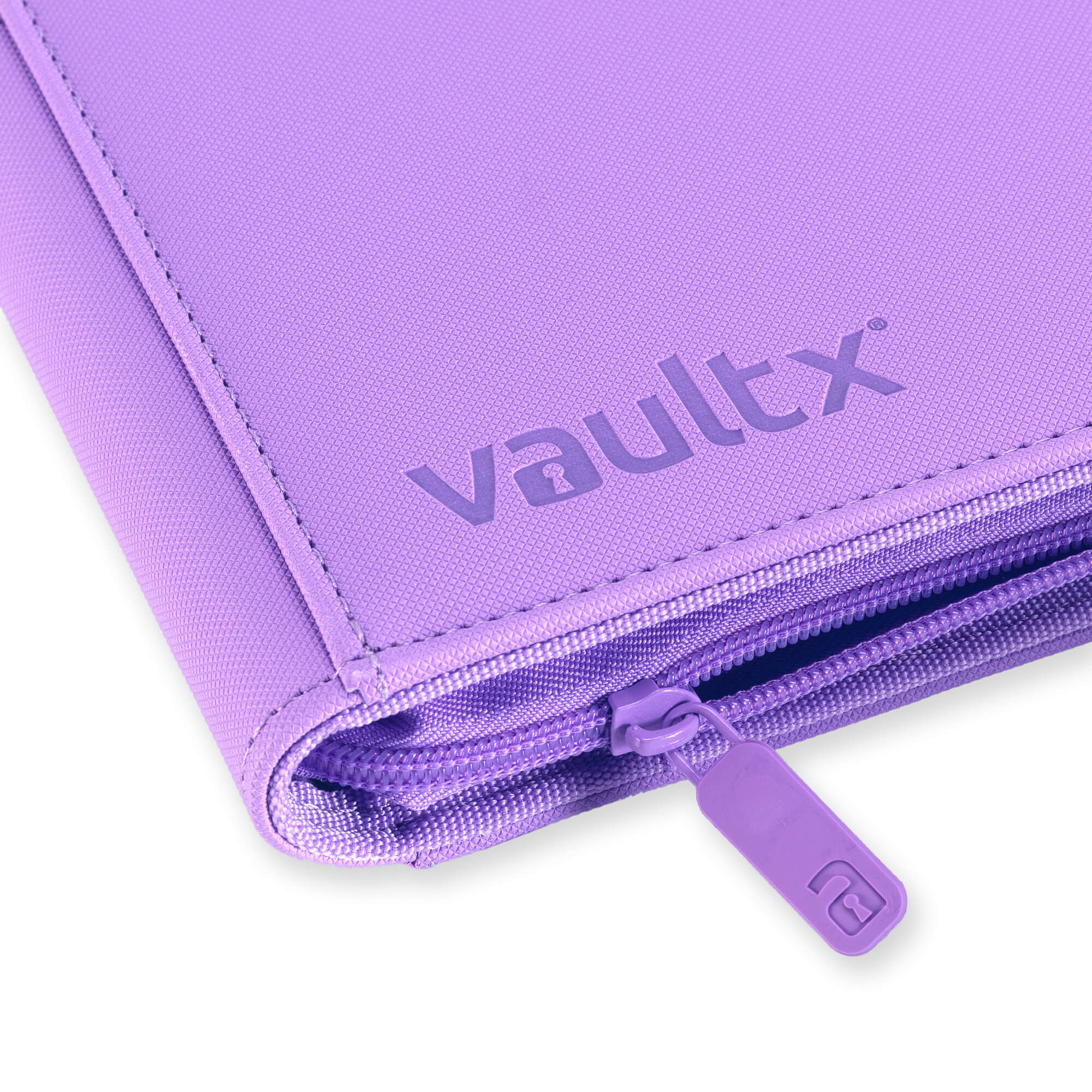4-Pocket Exo-Tec® Zip Binder Just Purple - Image 3