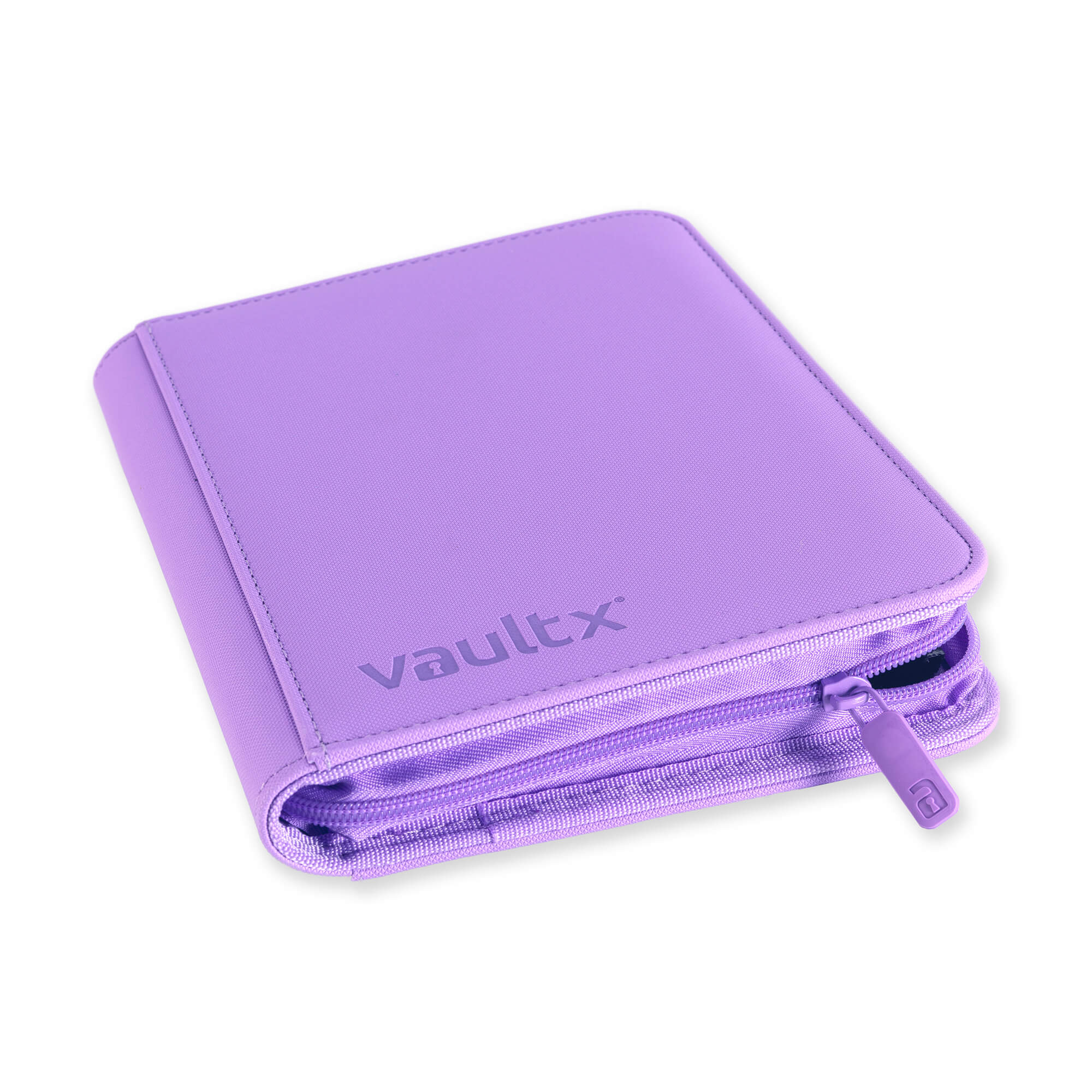 4-Pocket Exo-Tec® Zip Binder Just Purple - Image 4