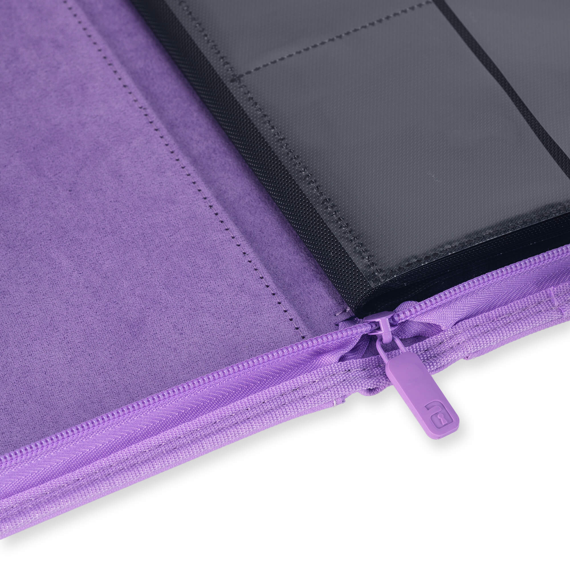 4-Pocket Exo-Tec® Zip Binder Just Purple - Image 6