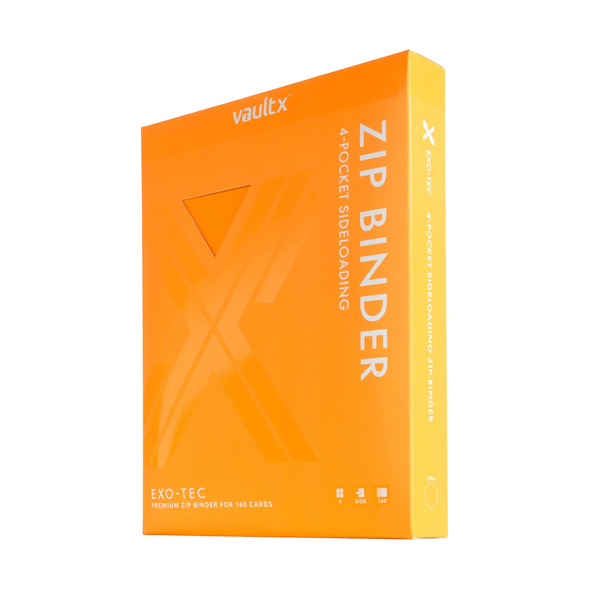 4-Pocket Exo-Tec® Zip Binder Neon Orange - Image 8