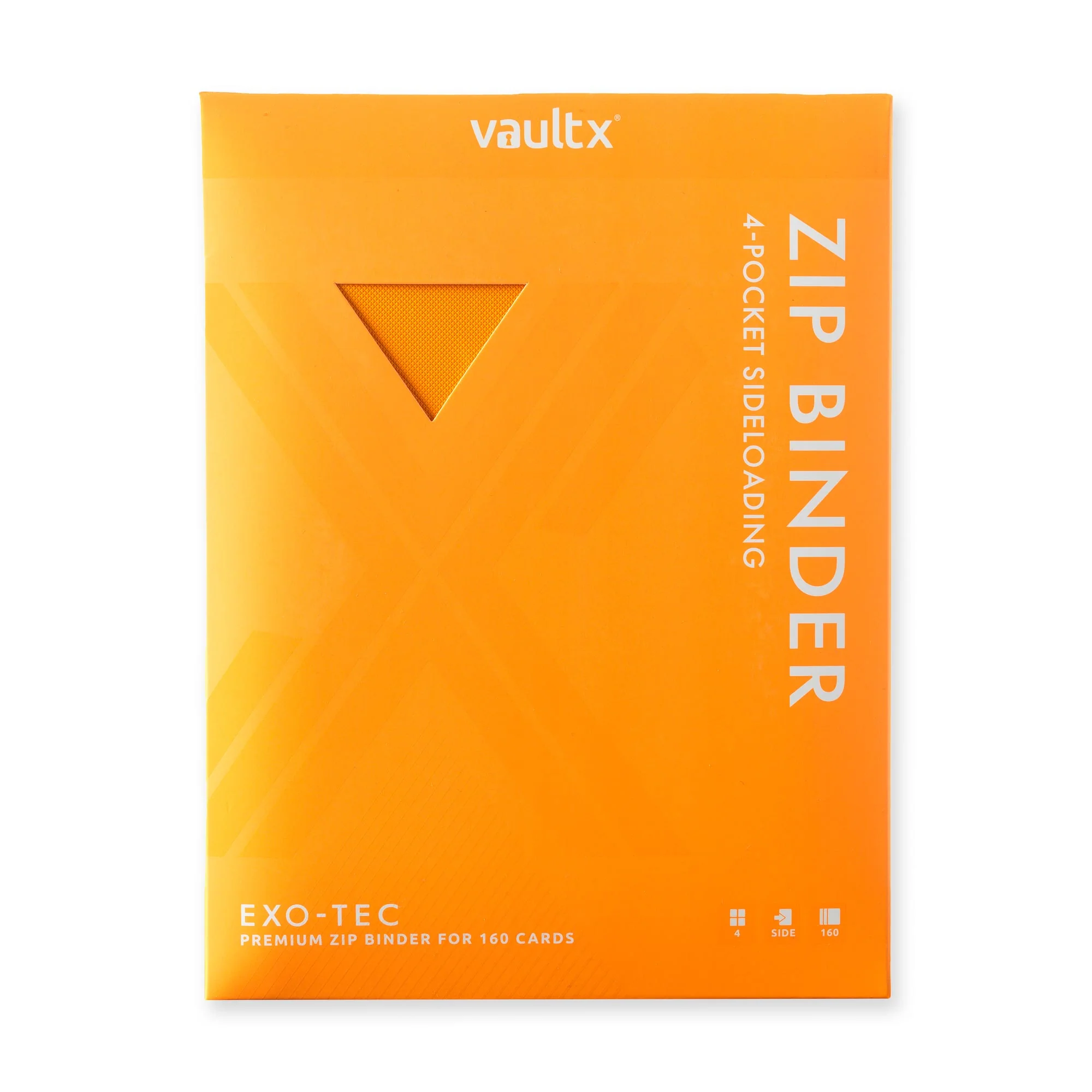 4-Pocket Exo-Tec® Zip Binder Neon Orange - Image 9