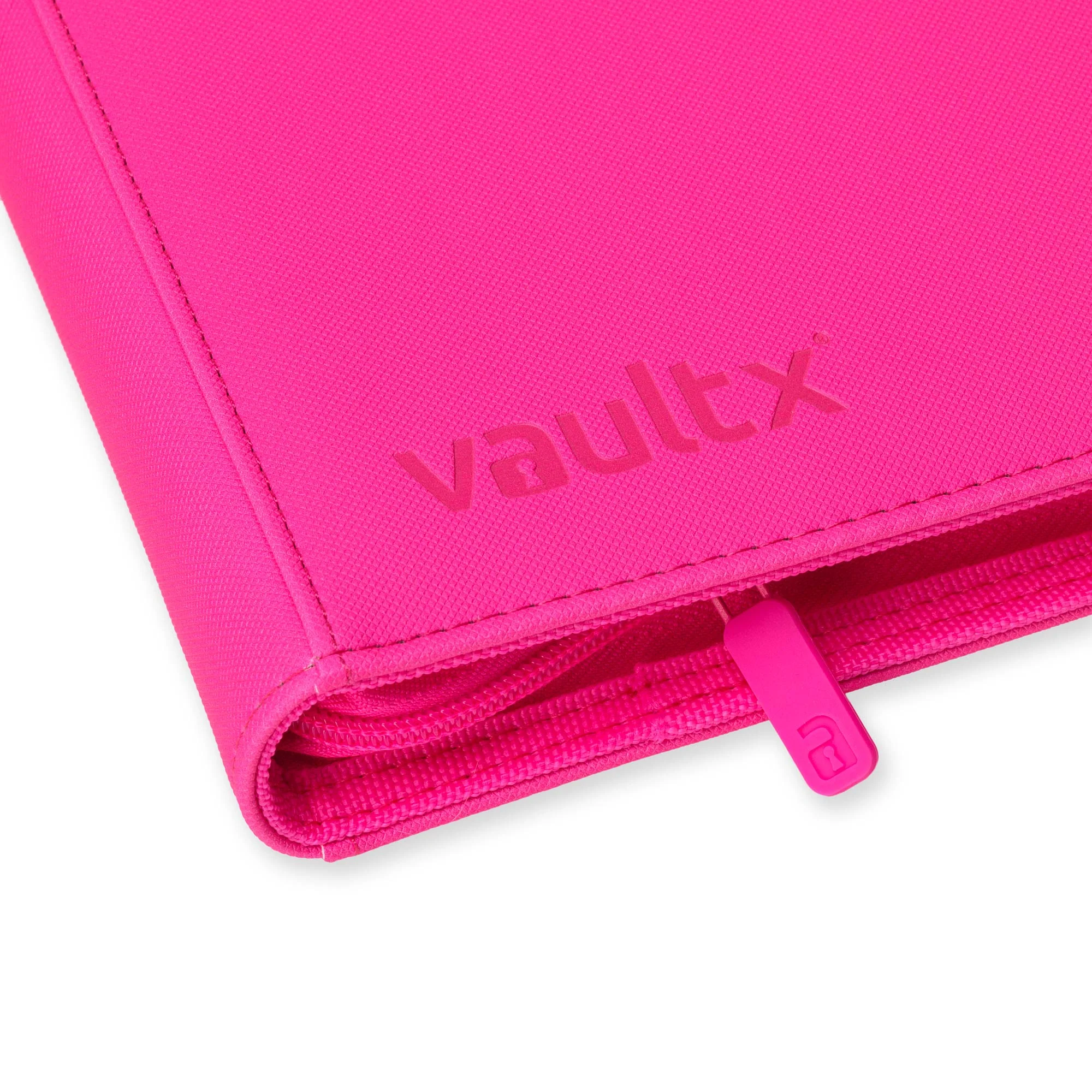 4-Pocket Exo-Tec® Zip Binder Neon Pink - Image 3
