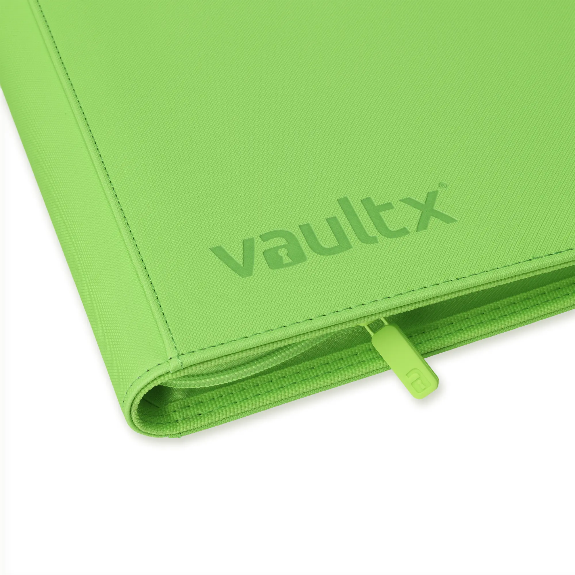 9-Pocket Exo-Tec® Zip Binder Neon Green - Image 3