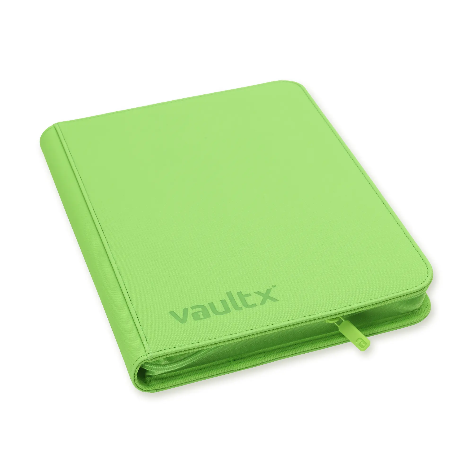9-Pocket Exo-Tec® Zip Binder Neon Green - Image 4