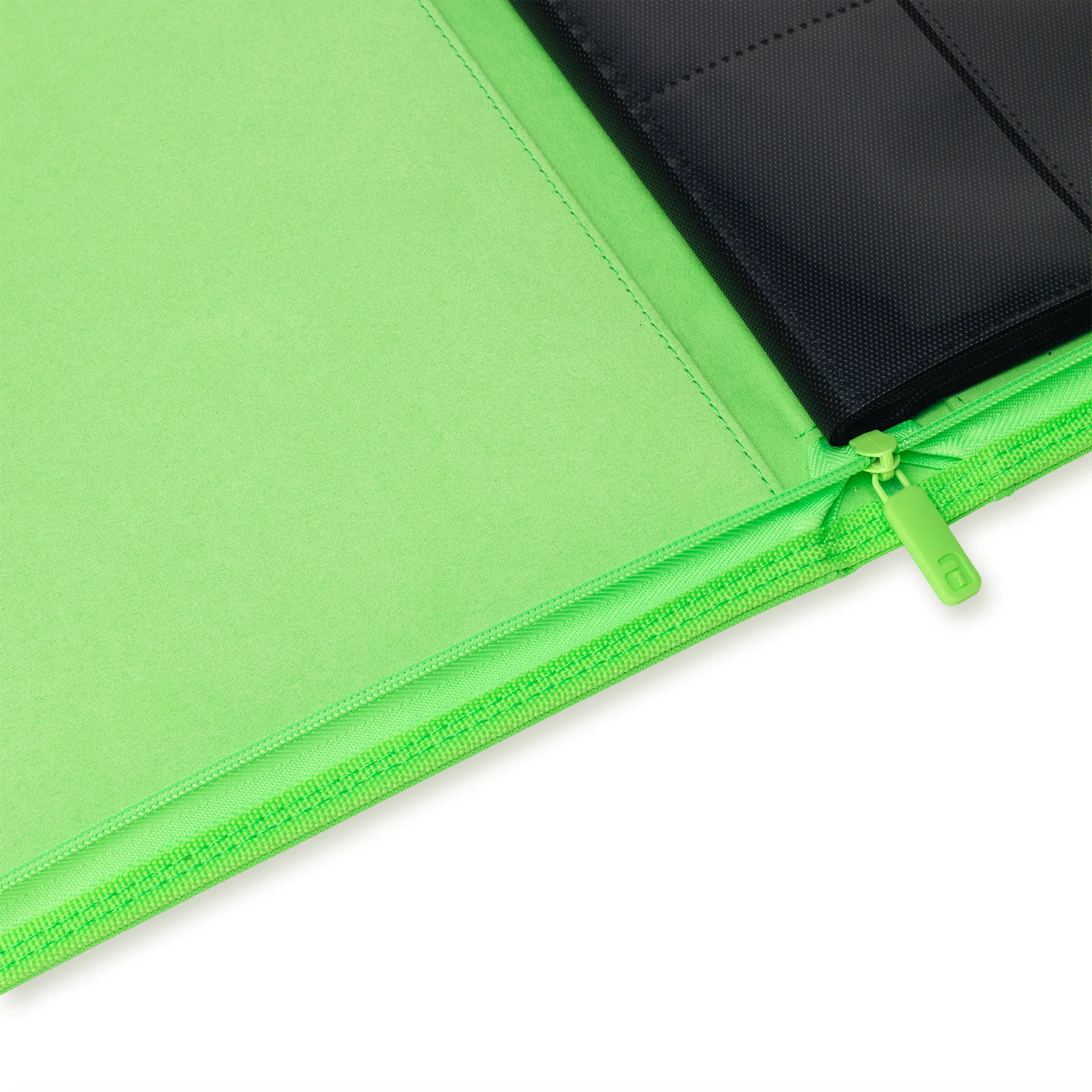 9-Pocket Exo-Tec® Zip Binder Neon Green - Image 6
