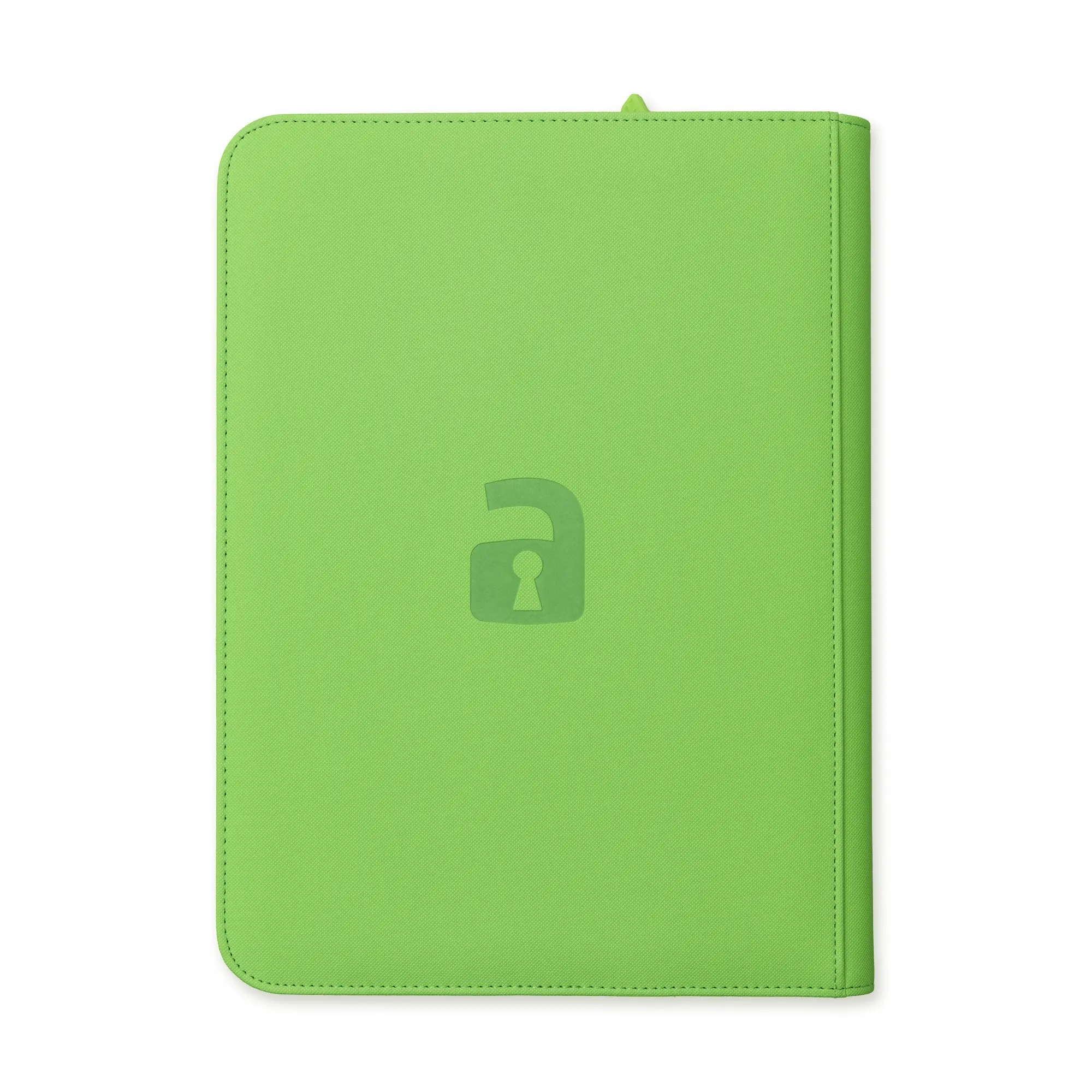 9-Pocket Exo-Tec® Zip Binder Neon Green - Image 9